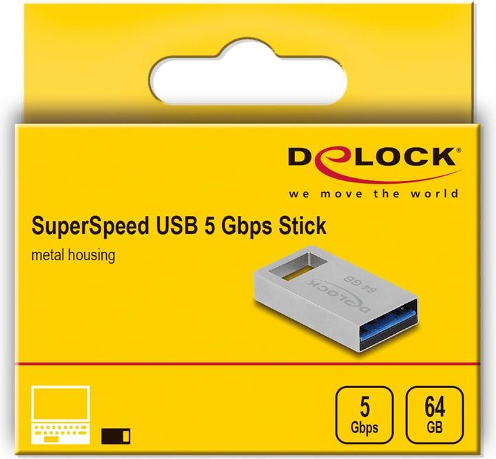 Image du produit Delock Clé USB (64 Go, USB 3.2, USB-A)