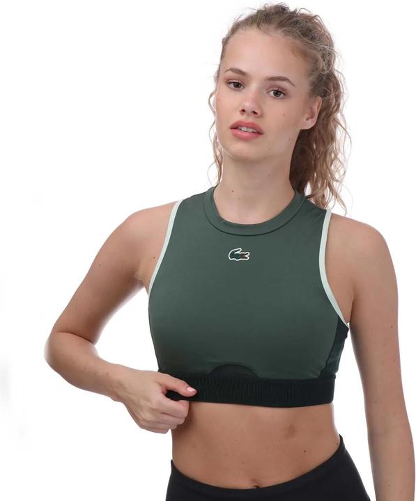 Actual product image Lacoste Womens/Ladies Stretch Sports Bra (XS)