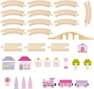 Produktbild Bigjigs Hölzerne Schienen-Bahnhof