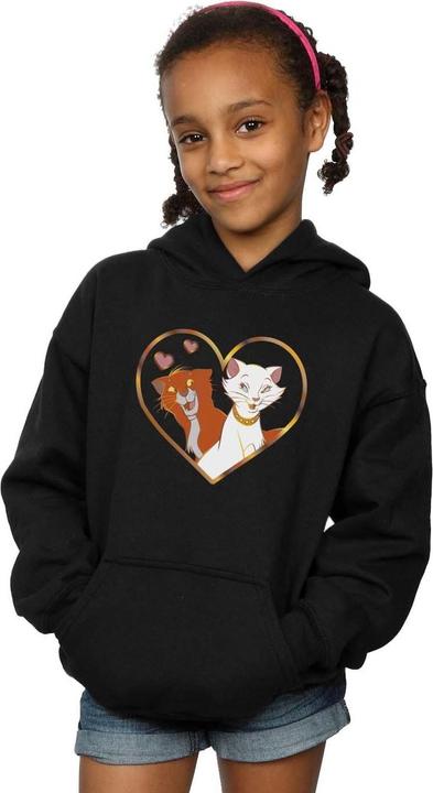 Immagine prodotto Disney The Aristocats Heart Felpa con Cappuccio Ragazze (140, 146)