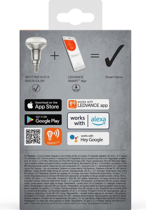 Image du produit Ledvance Smart+ Spot Concentra (E14, 3.30 W, 210 lm, 4 x, G)