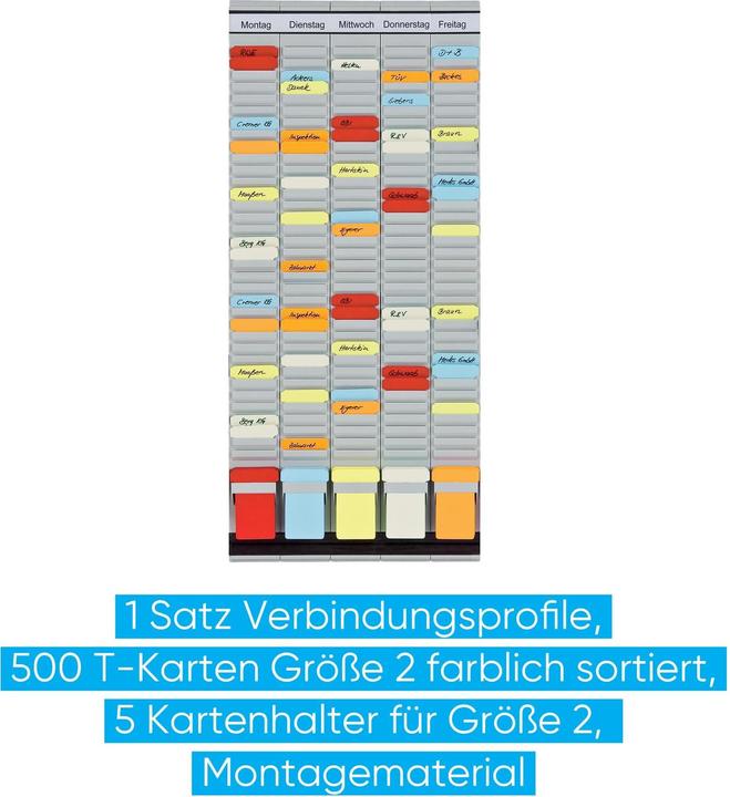 Immagine prodotto Franken Consiglio Di Pianificazione 5träg,35fäch (7 x 25,5 x 81,5 cm)