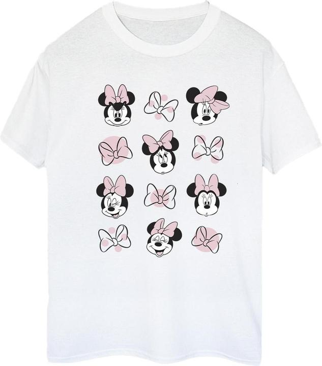 Actual product image Disney Womens/Ladies Minnie Mouse Multiple Cotton Boyfriend T-Shirt (3XL)
