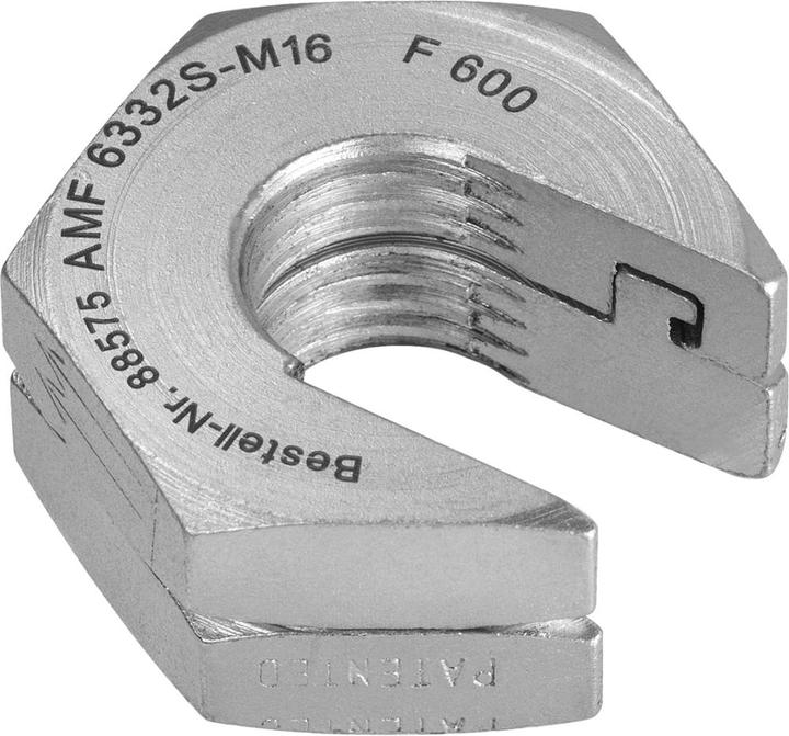 Amf Quick-action nut without shoulder