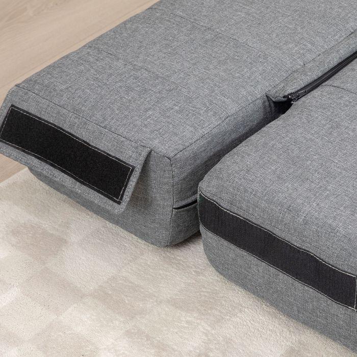 Immagine prodotto Swisshandel24 Poltrona pieghevole con funzione letto, letto per ospiti, pieghevole, fino a 250 kg, 138x80x50 cm (2 posti)