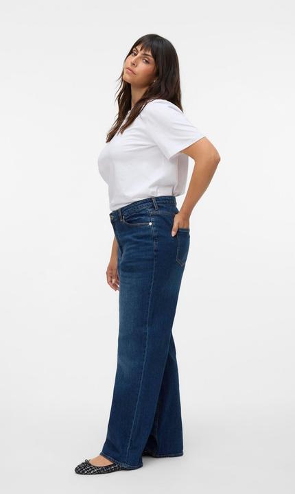 Image du produit Vero Moda VMTESSA Hohe Taille Weiter Beinschnitt Jeans Weit geschnitten (46)