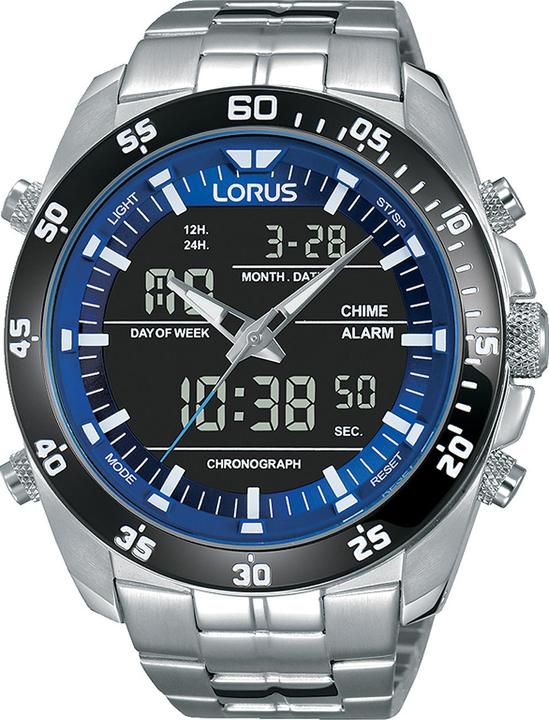 Actual product image Lorus Sport (Digital watch, Analogue wristwatch, 46 mm)