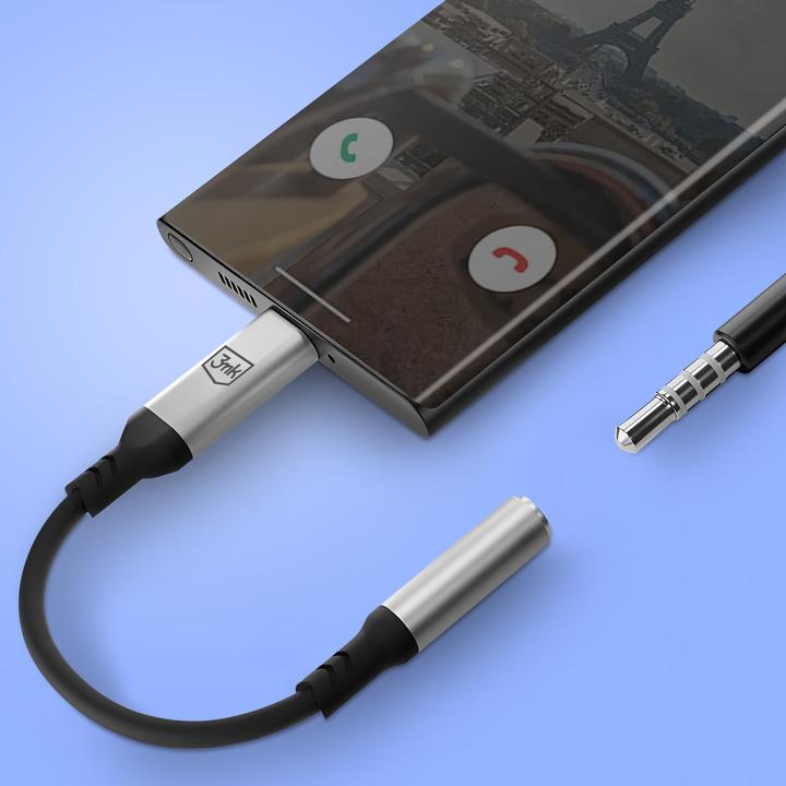 Produktbild 3MK USB C — 3.5mm Klinke (USB 3.2 Gen 1)
