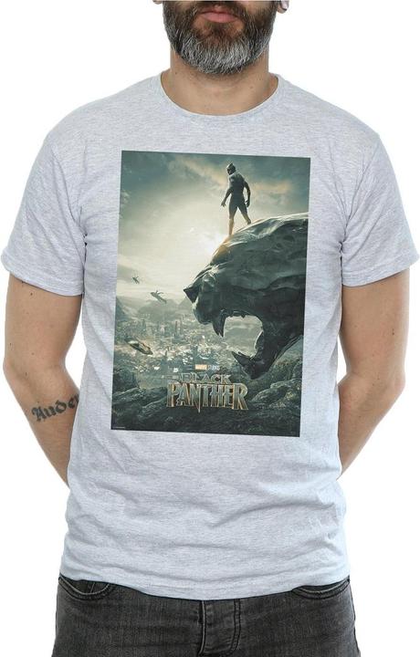 Immagine prodotto Maglietta Black Panther Poster Uomo (M)