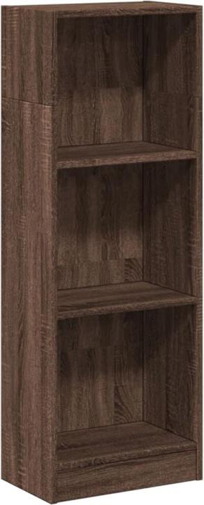 Produktbild VidaXL Bücherregal Bücherschrank Standregal Büroregal Braun Eichen-Optik (40 x 24 x 109 cm)
