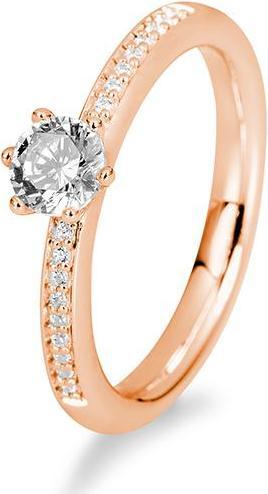 Image du produit Breuning Bague de fiançailles Pavé (49, Or 585/14 K)