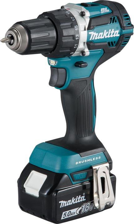 Makita DDF484RTJ Akku-Bohrschrauber, 18 V, 2x 5,0 Ah Li-Ion, 54 (Akkubetrieb)
