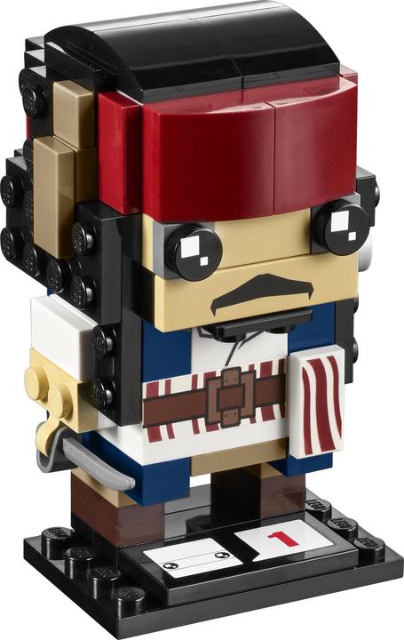 Image du produit LEGO BrickHeadz Capitaine Jack Sparrow (41593, LEGO Brickheadz)