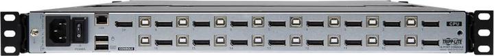 Actual product image Eaton TIPPLITE NetDirector 16-Port DisplayPort KVM Switch Console with 43.18cm 17-inch LCD IP Remote
