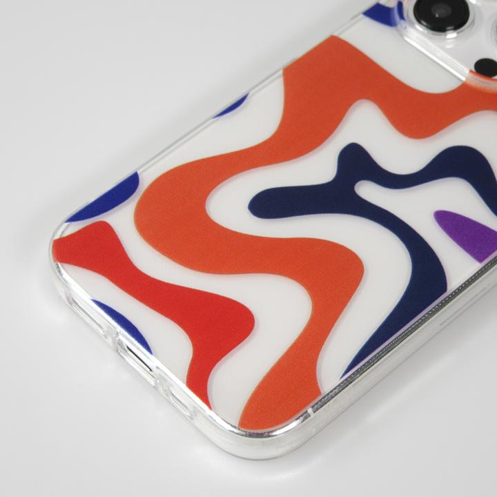 Actual product image PhoneLook Cover rubber silicone coloured waves Margarita (Apple iPhone 14 Pro Max)