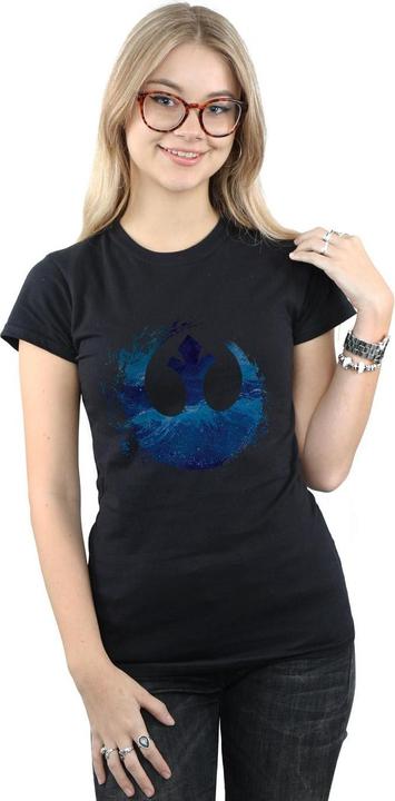 Produktbild Star Wars The Rise Of Skywalker Resistance Symbol Wave TShirt (L)