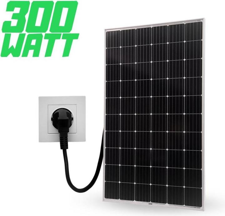 Produktbild ZAAK Technaxx 300 Watt balkonkrachtcentrale - zonnepanelen met stekker - compleet pakket aan te sluiten o (300 W, 20 kg)