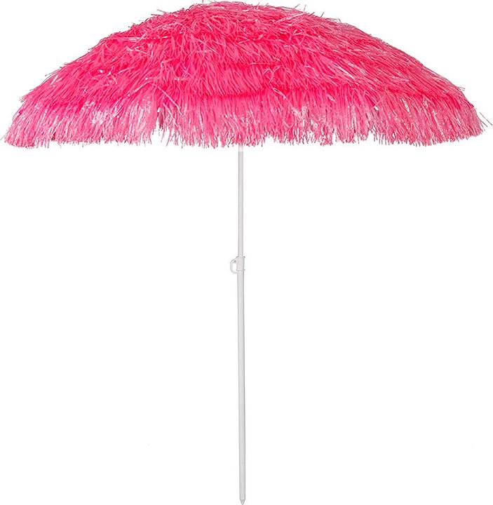 Mojawo Hawaii Sonnenschirm Gartenschirm Strandschirm Ø1,6m Pink knickbar