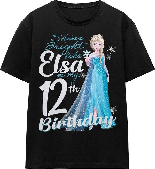 Produktbild Disney Frozen Bright Like Elsa TShirt 12er Geburstag (L)