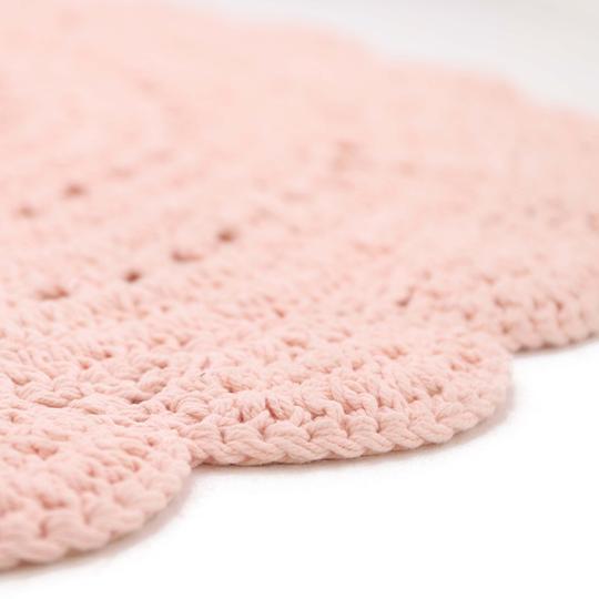 Image du produit Nattiot Tapis au crochet Alma Nude (120 x 120 cm)