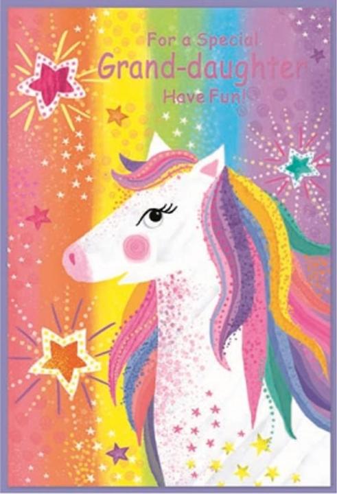 Immagine prodotto Simon Elvin For A Special Grand Daughter Unicorno Biglietto d'Auguri Misura Confezione 6 (6 pz.)