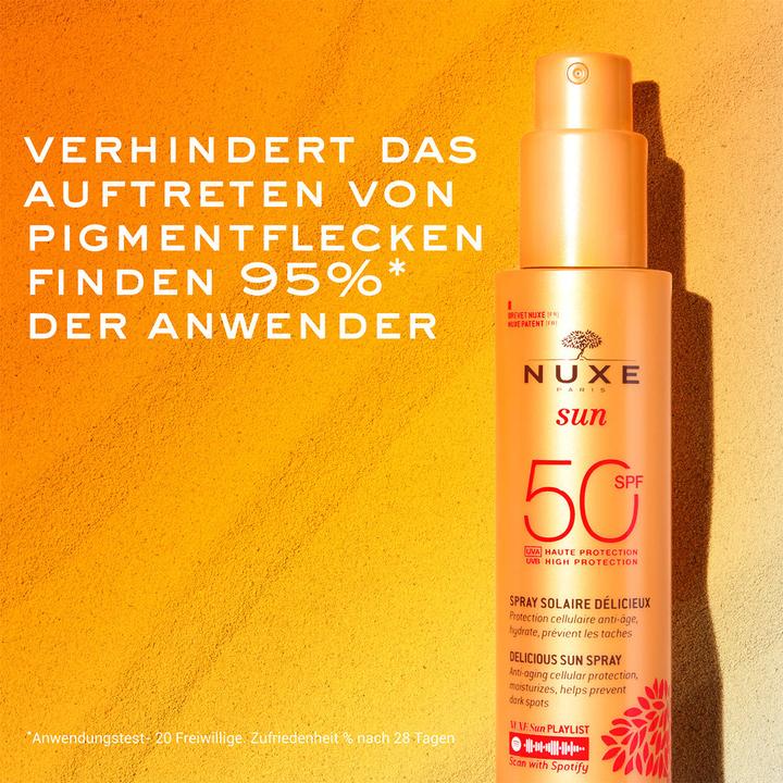 Actual product image Nuxe Sun Set Sonnenspray Gesicht & Körper LSF 50 + After-Sun-Duschshampoo (Sun spray, SPF 50, 250 ml)
