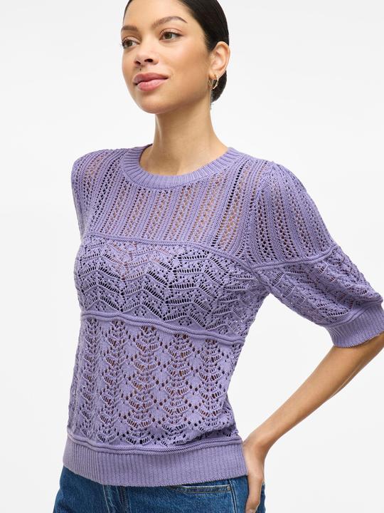 Produktbild Vila VINYA Kurzarm Stricktop (S)