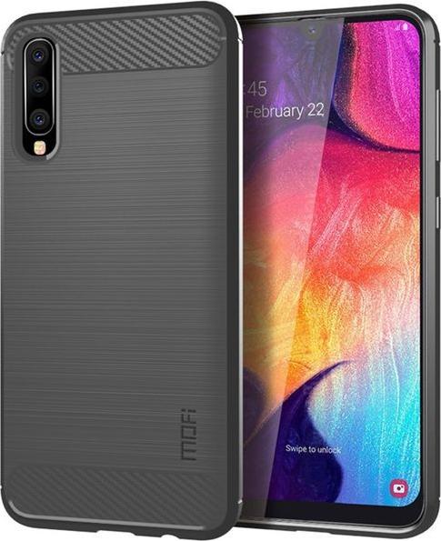 Actual product image Mofi Carbon Fiber TPU Series (Samsung Galaxy A70)