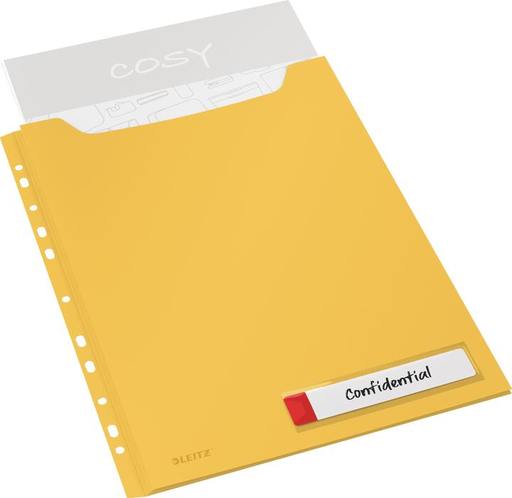 Produktbild Leitz Einlagemappe Cosy Privacy Maxi Hülle Gelb (A4, 3 x)