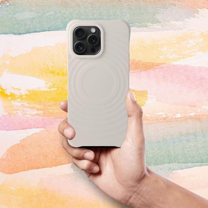 Image du produit OEM Back panel cover Silicone Zephyr Mag Cover compatible with MagSafe do IPHONE 15 white (Apple iPhone 15)