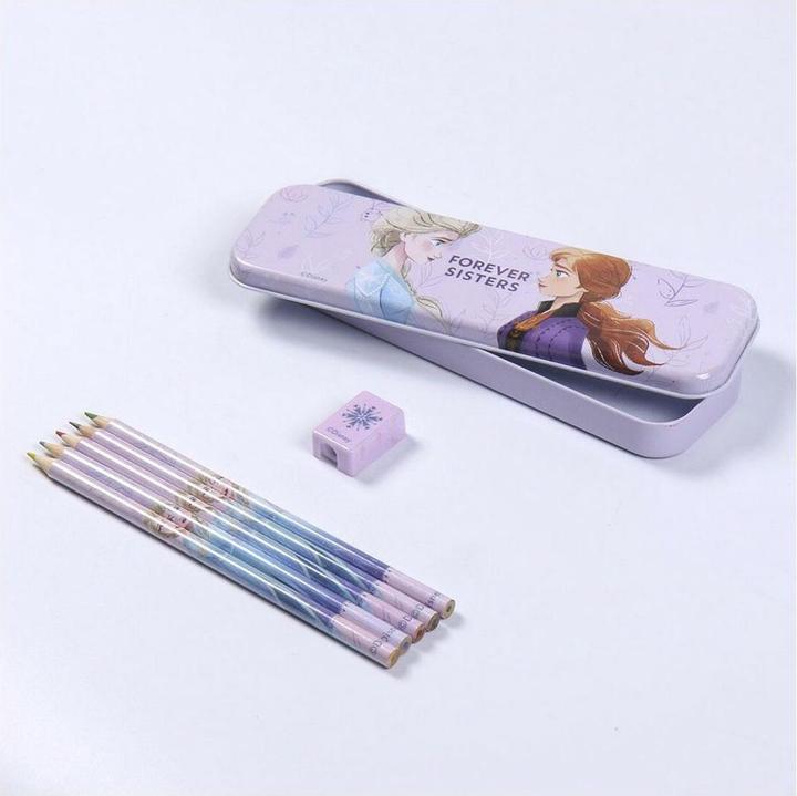 Actual product image Disney Frozen purple stationery set (16 pcs)