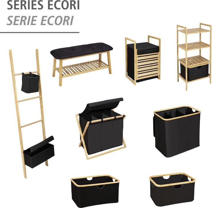 Productafbeelding Wenko Ecori Plank 44 x 93,5 cm, Natuur/Zwart (10 x 36 x 96 cm)