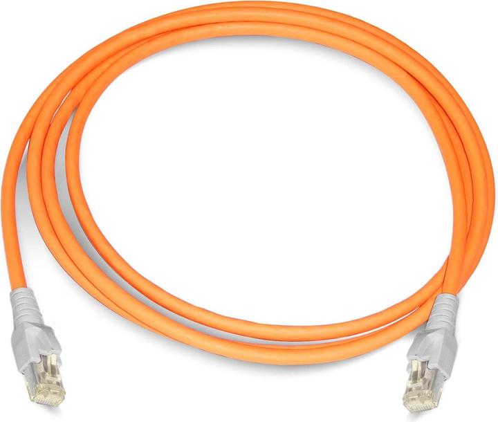 Actual product image Dätwyler Patch cord Cat 6A, S/FTP, 20 m, orange (S/FTP, CAT6a, 20 m)