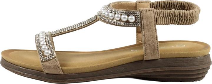 Actual product image Lunar Womens/Ladies Tancy Pearl Sandals (39)