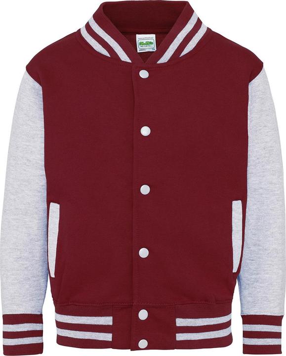 Actual product image Awdis Childrens/Kids Varsity Jacket (140, 146)