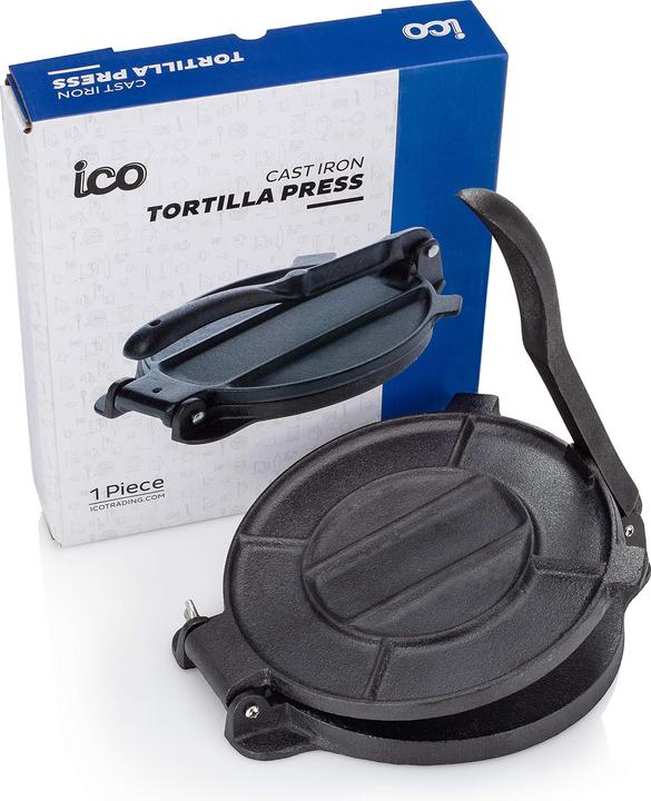 Actual product image Ico Cast iron tortilla press