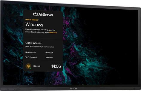 Actual product image Sharp PN-LA752 75IN IWB UHD 500 (3840 x 2160 Pixels, 75")