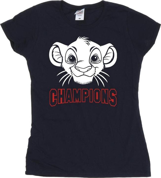 Immagine prodotto Disney The Lion King Simba Face Champion Maglietta Donna (XL)