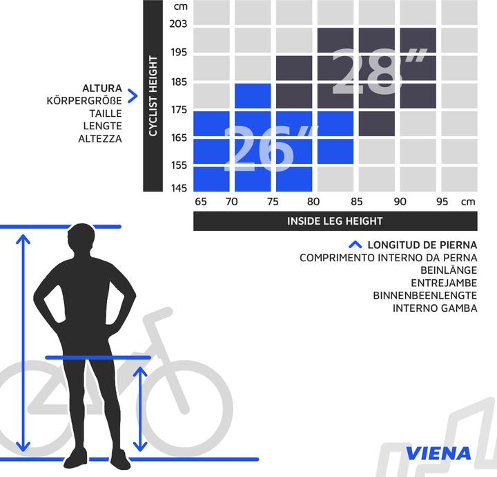 Produktbild Urbanbiker Viena 23 Trekking E-Bike (47 cm)