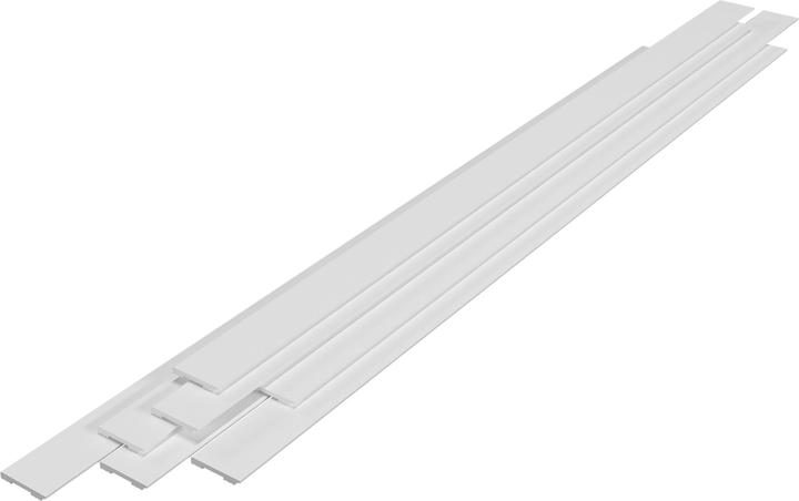 Image du produit Neu.Haus Plinthes Coevorden 28 pièces 195x8 cm blanc