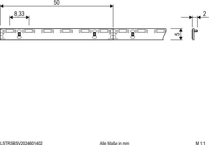 Produktbild EVN LED-Stripe (Weiss, 500 cm, Indoor)
