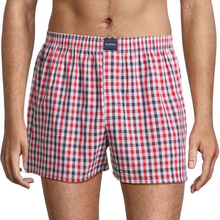 Actual product image Almonu Pack of 6 Web Boxer Shorts (L, pack of 6)