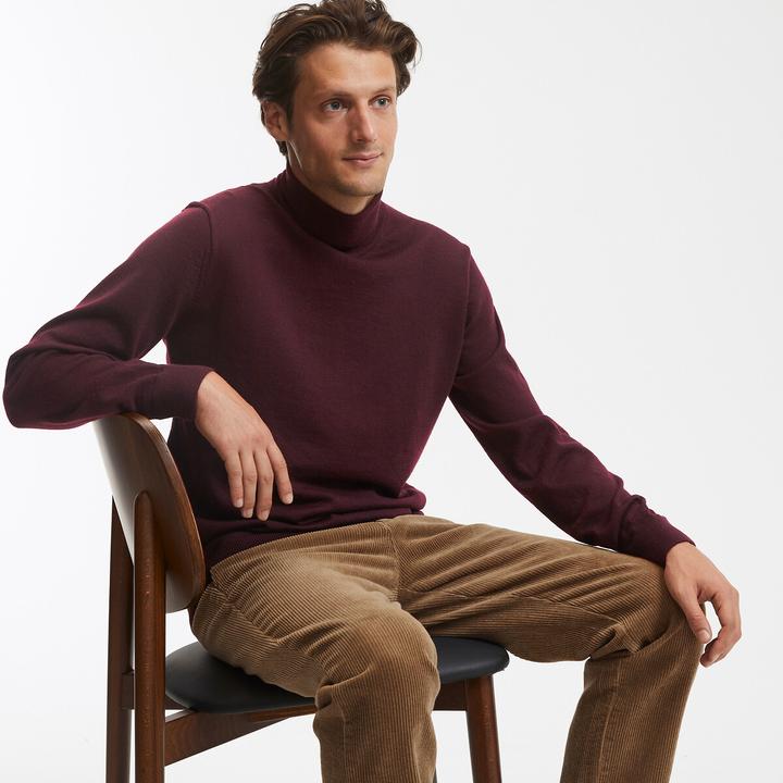 Image du produit La Redoute Collections Pull à col roulé 100% laine mérinos (L)