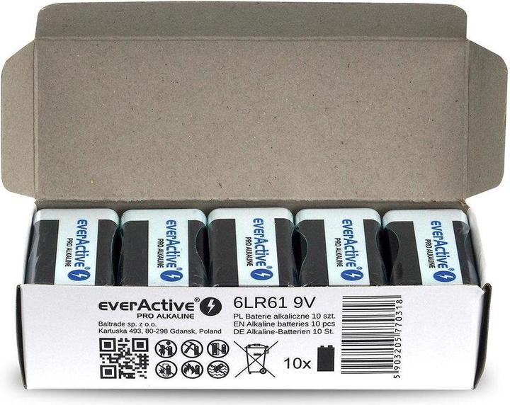 Image du produit Everactive Alkaline batteries Pro LR6 AA - shrink pack - 10 - Pile (10 pcs, AA, 650 mAh)