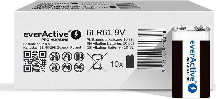 Image du produit Everactive Alkaline batteries Pro LR6 AA - shrink pack - 10 - Pile (10 pcs, AA, 650 mAh)