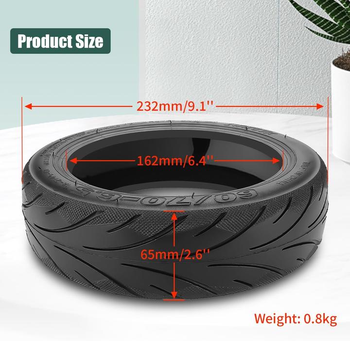 Image du produit Prodrocam Lot de 2 pneus pour trottinette Segway Ninebot G30/G30 Max