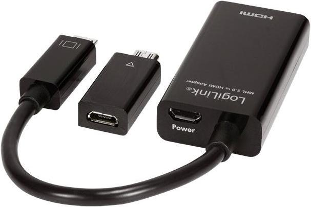 Actual product image LogiLink External video adapter (USB, 18.10 cm)
