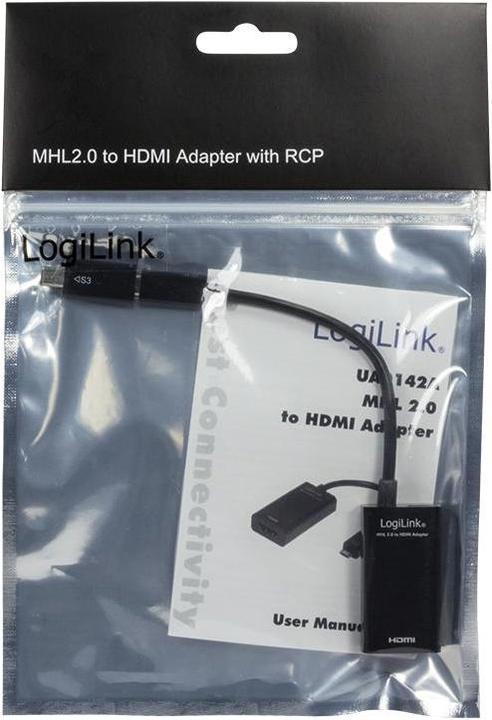 Actual product image LogiLink External video adapter (USB, 18.10 cm)