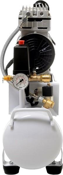 Produktbild Implotex - Flüsterkompressor 850W, 14L, 55dB leise, ölfrei Compressor inkl. Ausblaspistole und Druc (8 Bar, 14 l)