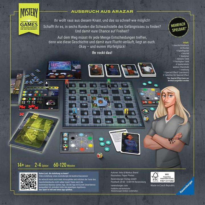 Actual product image Ravensburger Mystery Games The Breakout from Arazar (German)